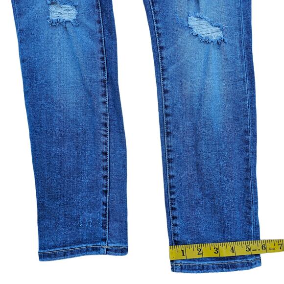 Distressed Jeans Buckle BKE Payton Skinny Size 30 Stretch Denim Crop Ankle - Picture 3 of 10